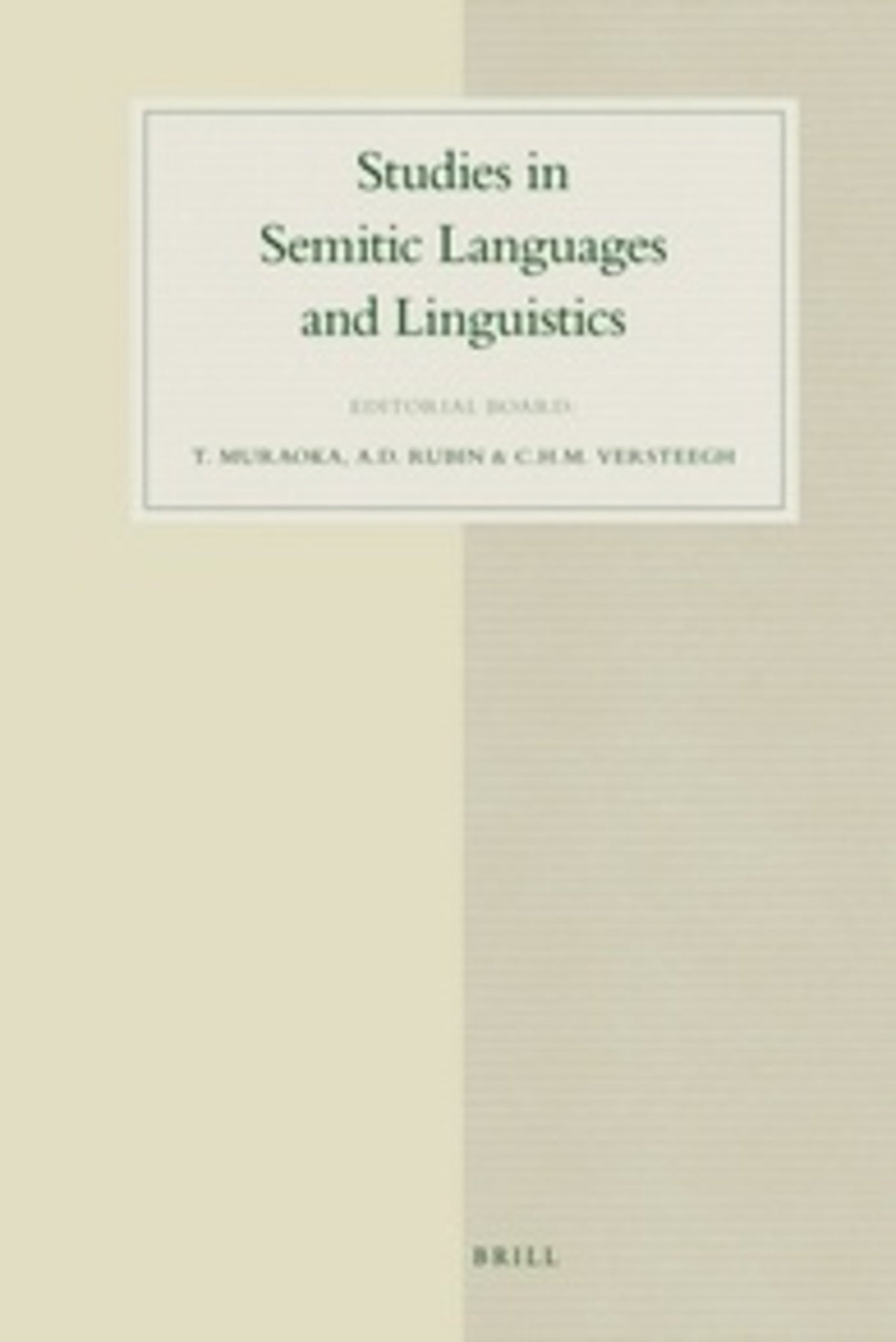 Studies in Hebrew and Aramaic Syntax